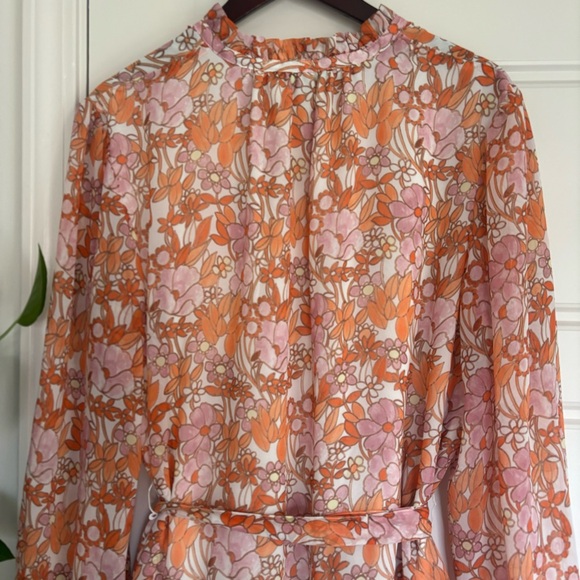 • [Ryegrass] Tie Waist Flowy Dress • - Picture 9 of 10